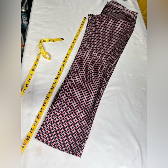 MICHAEL KORS Blue and pink circle pattern skinny pants size 6 - Picture 12 of 13